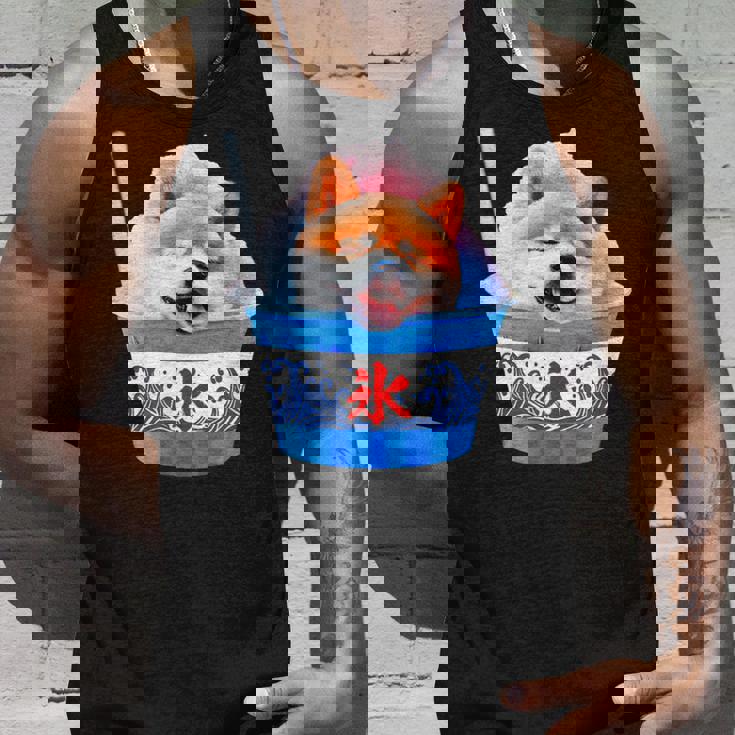 面白いtシャツ 柴犬 かき氷 イヌ わんこ メンズ 犬好き グッズ かわいい おもしろ 面白い 服 ネタ 夏 タンクトップ 彼への贈り物