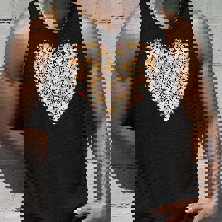 面白いtシャツ 柴犬 ハート イヌ わんこ メンズ 犬好き グッズ かわいい おもしろ 面白い 服 ネタ タンクトップ 彼への贈り物