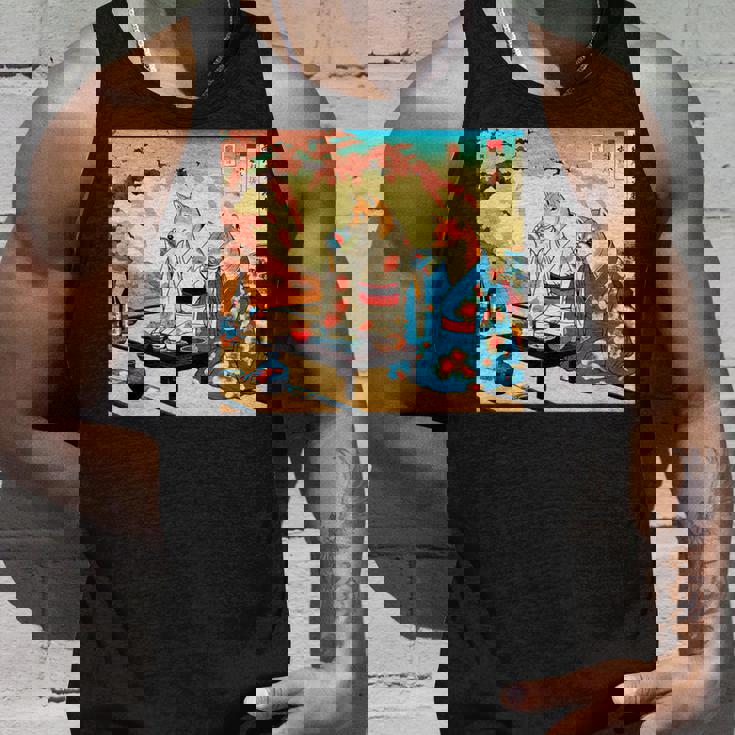 面白いtシャツ 柴犬 酒 イヌ わんこ メンズ 犬好き グッズ かわいい おもしろ 面白い 服 ネタ 浮世絵 タンクトップ 彼への贈り物