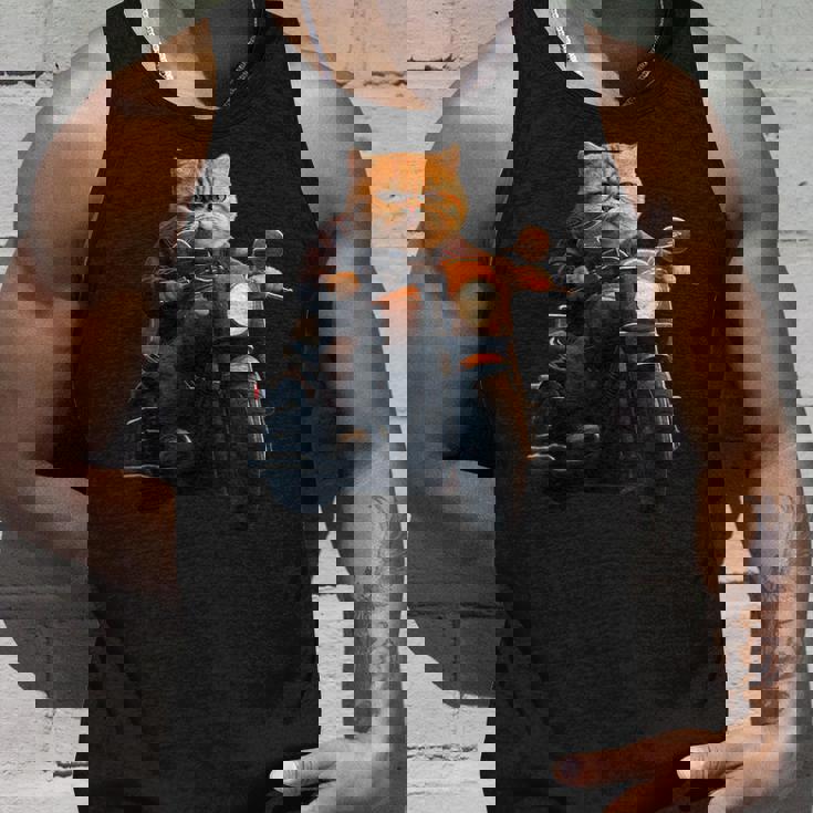 面白いtシャツ 猫 ネコ メンズ バイク 猫好き グッズ おもしろ 面白い 服 ネタ にゃんこ 猫の下僕 タンクトップ 彼への贈り物