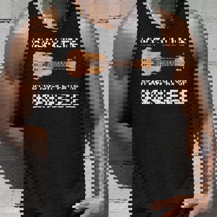 面白いウクレレ服ギターワードプレイ タンクトップ 彼への贈り物