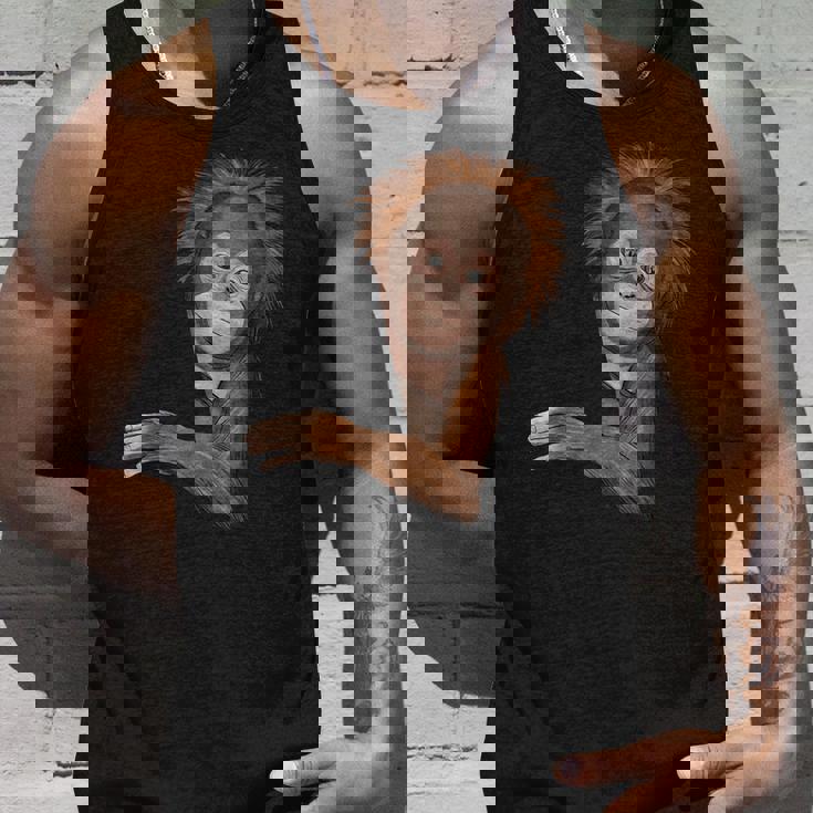 面白いオランウータン タンクトップ 彼への贈り物