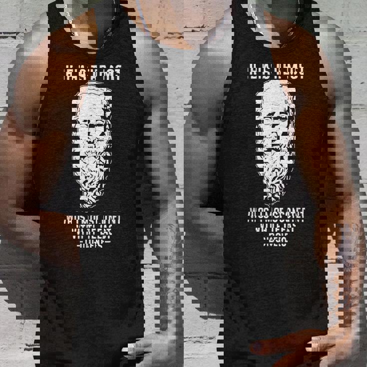 面白いクラシカルギリシャ語引用 ディオゲネスからアレクサンダーへ The タンクトップ 彼への贈り物