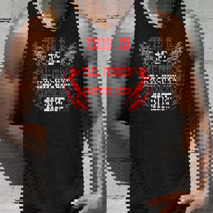 面白いザリガニの恋人シーフードザリガニを食べる タンクトップ 彼への贈り物