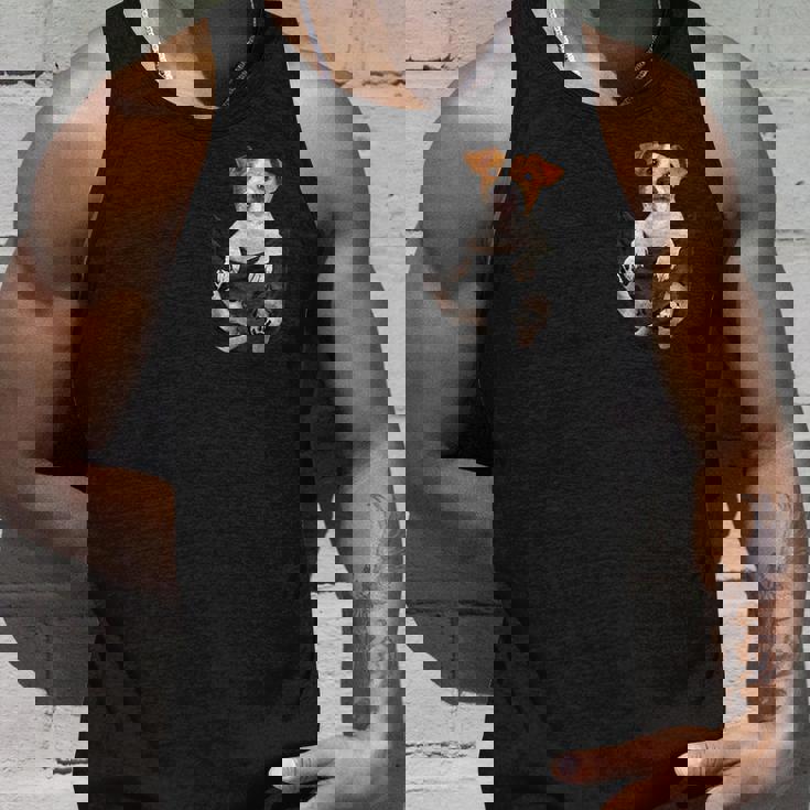 面白いジャックラッセルテリア犬ポケット犬愛好家 タンクトップ 彼への贈り物