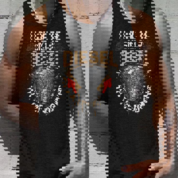 面白いディーゼルメカニックシャツ I Love Themell Of Diesel タンクトップ 彼への贈り物