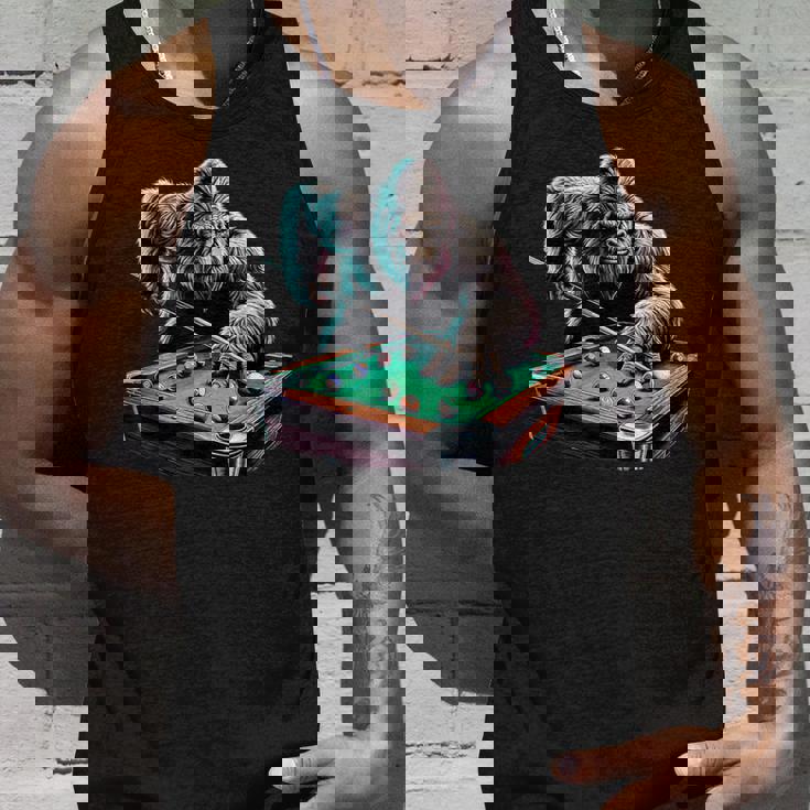 面白いビッグフットサスカッチ ビリヤード プールプレーヤー 男性 男の子 タンクトップ 彼への贈り物