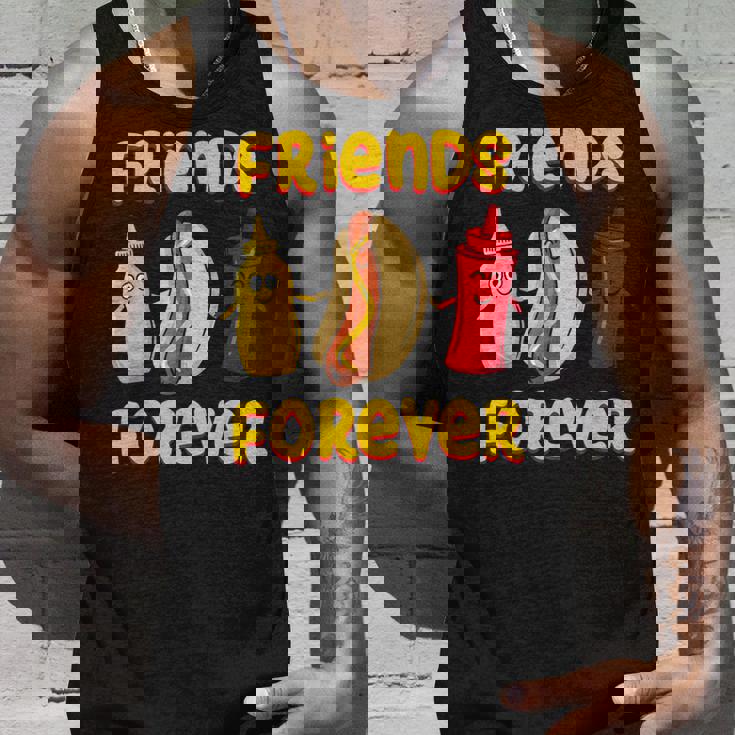 面白いホットドッグソーセージ ケチャップ&マスタード I ホットドッグ タンクトップ 彼への贈り物