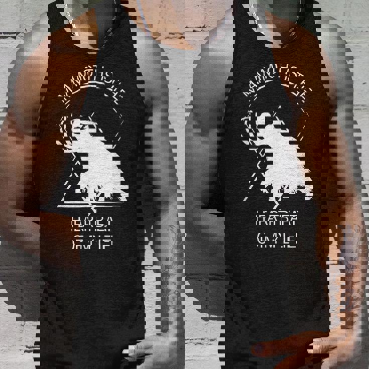 面白いマムート石器時代の氷河期デザイン 先史時代のデザイン タンクトップ 彼への贈り物