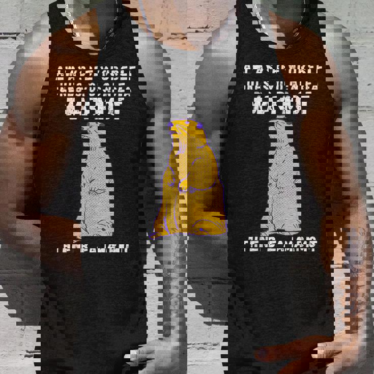 面白いマーモットヴィンテージ面白いことわざマーモット愛好家ジョーク タンクトップ 彼への贈り物