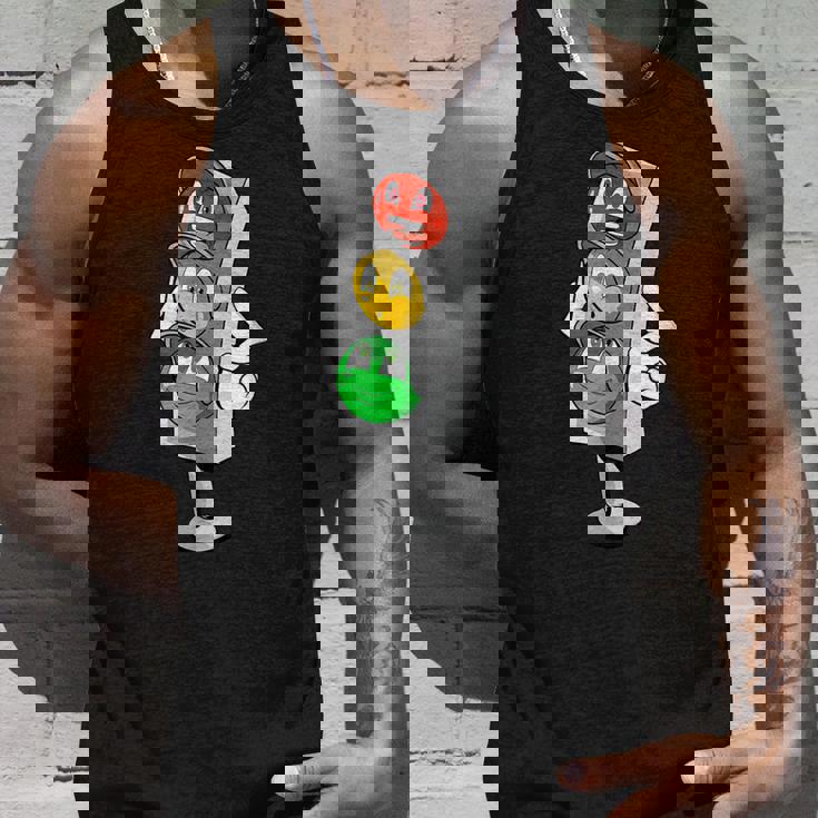 面白い信号機 コミック 漫画の信号機 タンクトップ 彼への贈り物