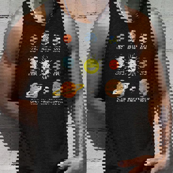 面白い太陽系-プラネット・スウィート・チルドレン物理学者 タンクトップ 彼への贈り物