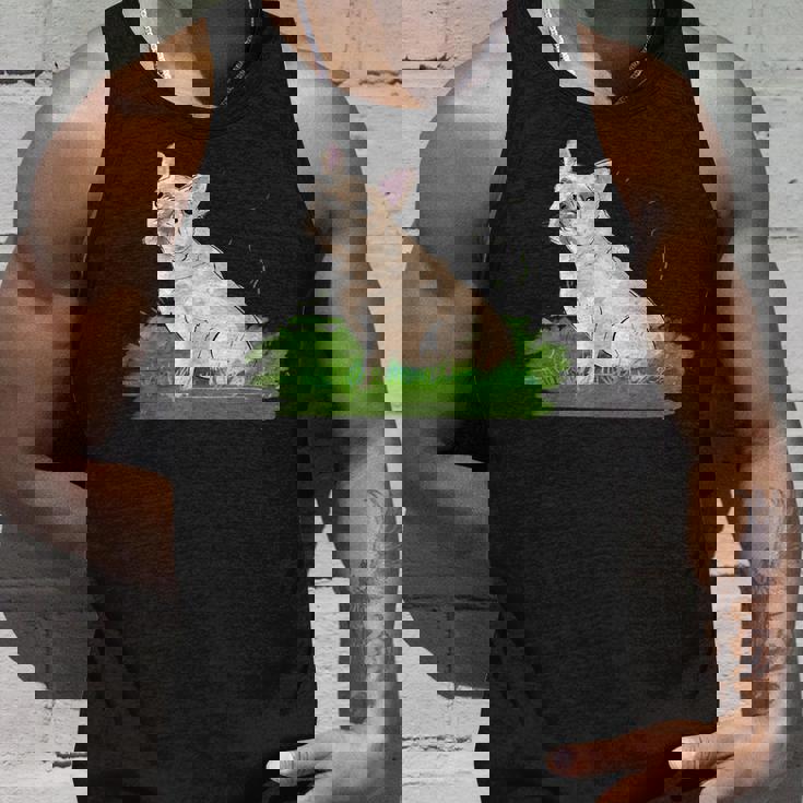 面白い手描きの犬-フレンチブルドッグ愛好家の贈り物 French Bulldogs Lovers タンクトップ 彼への贈り物