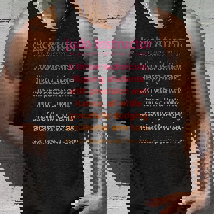 面白い柔道インストラクター タンクトップ 彼への贈り物