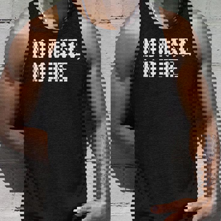 音楽家や音楽愛好家へのno Music No Life ギフト タンクトップ 彼への贈り物