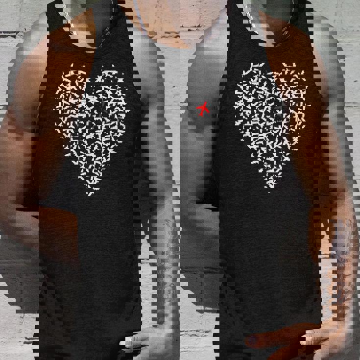 飛行機のクルーのためのaeroplane Love Heart タンクトップ 彼への贈り物