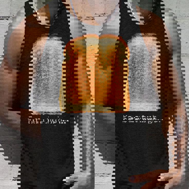 食パン トースト 食べ物 思考 おもしろい グルテンフリー ノベルティ タンクトップ 彼への贈り物