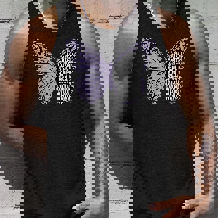 食道がん啓発ツルニチニチソウリボン タンクトップ 彼への贈り物