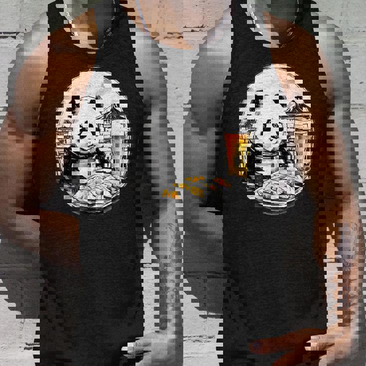 餃子 パンダ おもしろ 面白い ギョーザ ビール 和風 タンクトップ 彼への贈り物