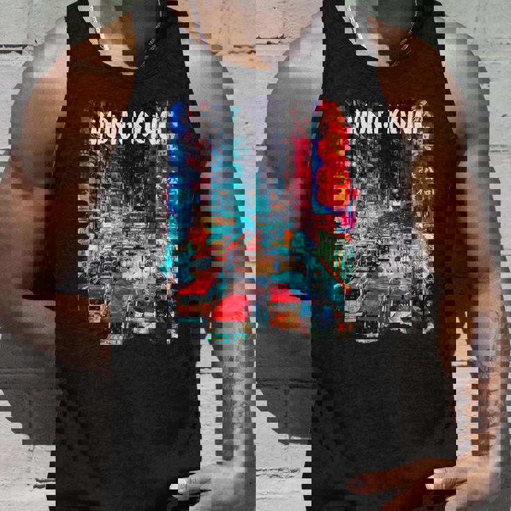 香港のお土産-夜の香港 タンクトップ 彼への贈り物