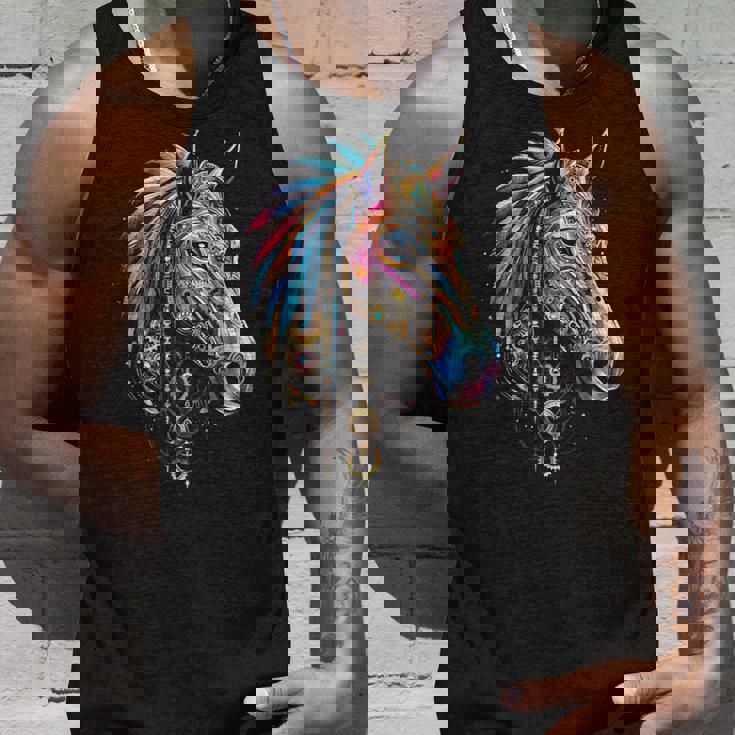 馬 動物 モチーフ イラスト 馬 タンクトップ 彼への贈り物