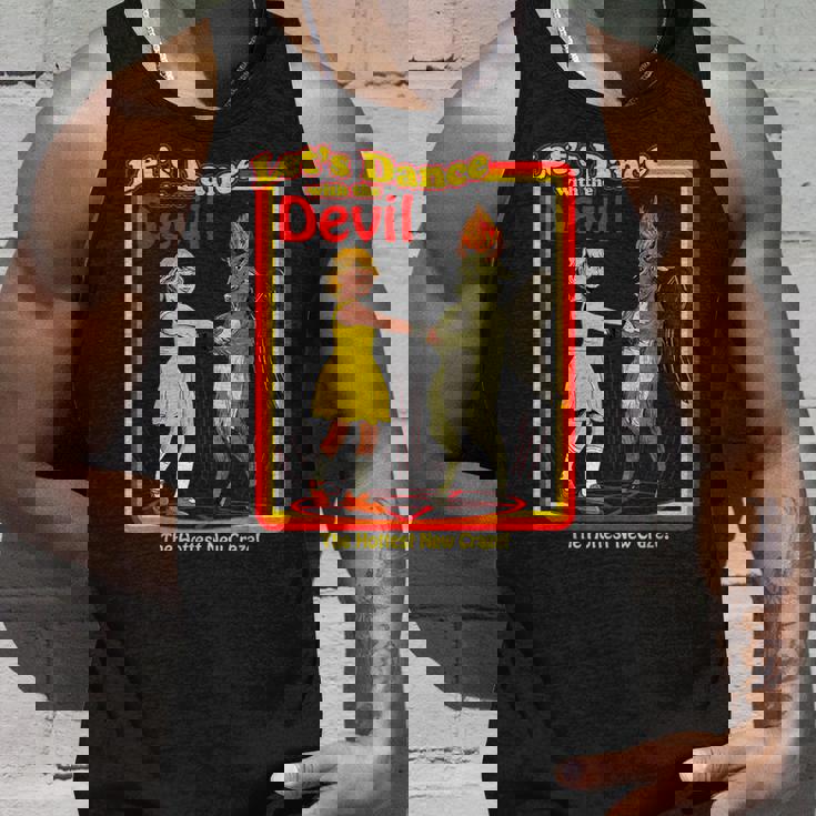 魔法のは、悪魔バフォメット悪魔と踊ってみましょうおかしい タンクトップ 彼への贈り物