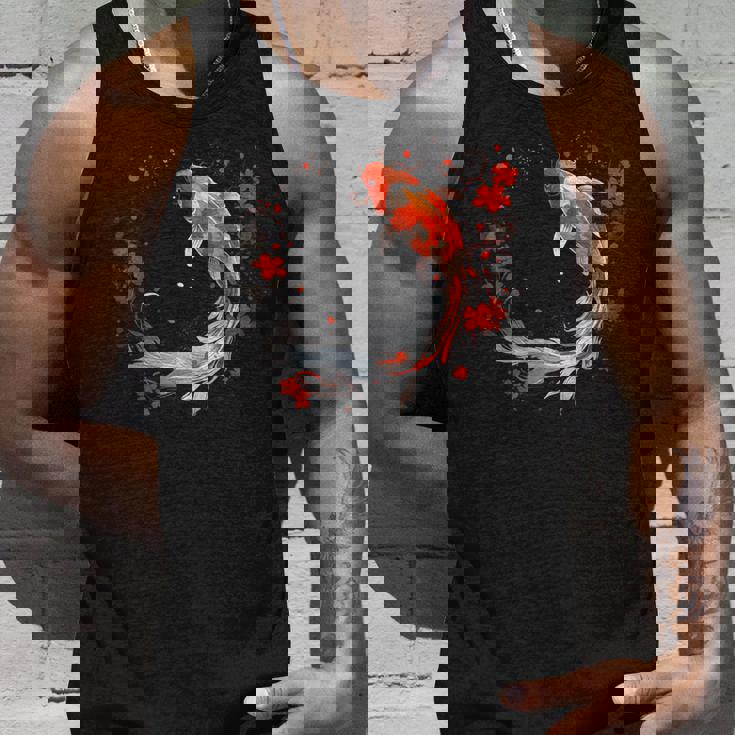 鯉 錦鯉 平和 親切 縁起 タンクトップ 彼への贈り物