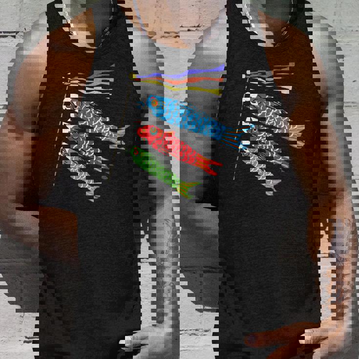 鯉鯉 鯉のぼり 旗 こどものひ タンクトップ 彼への贈り物