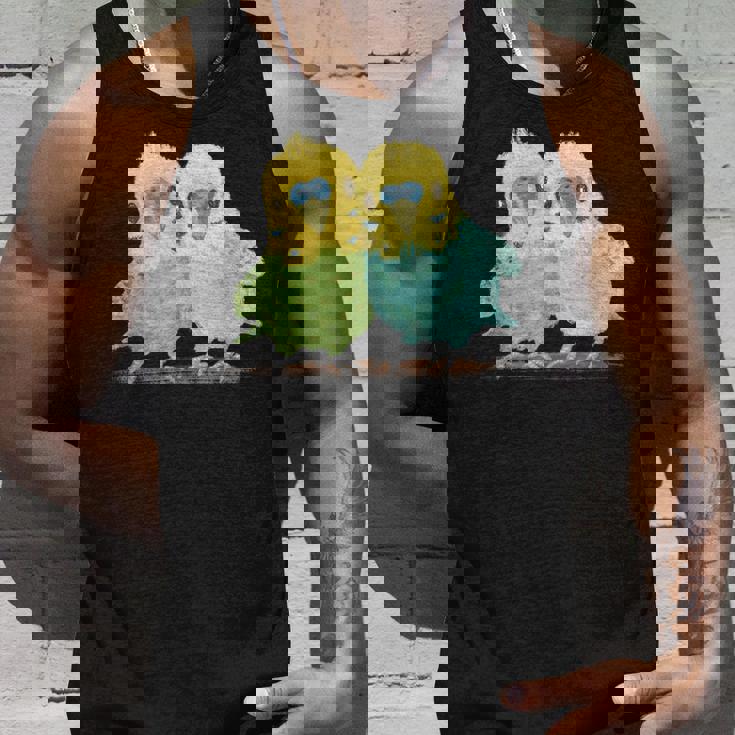 鳥 インコ かわいい ペット おもしろ 動物 イラスト タンクトップ 彼への贈り物