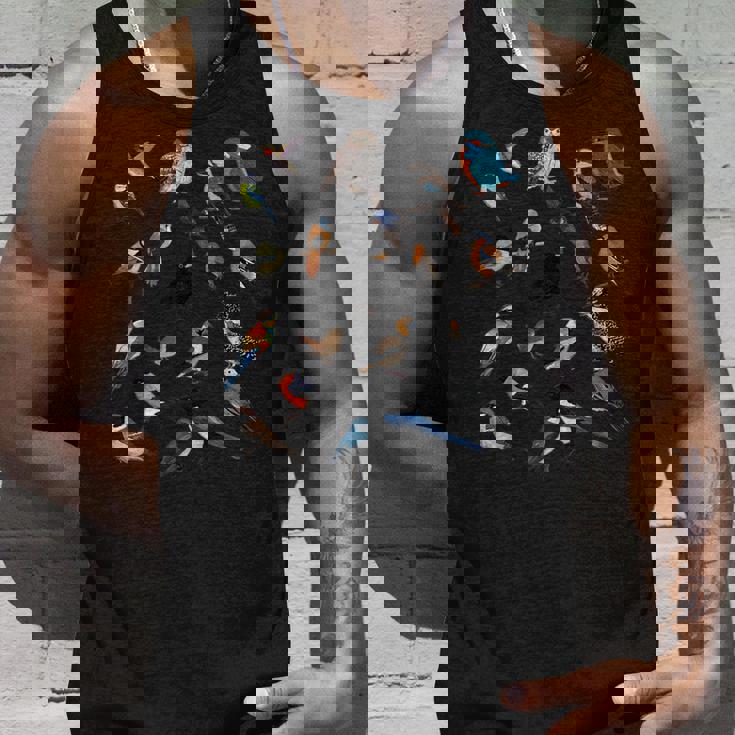 鳥類 鳥 動物 図 バードウォッチング 贈り物 鳥類学者 タンクトップ 彼への贈り物