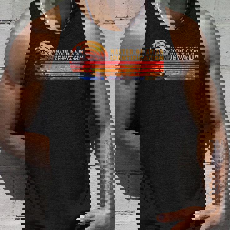 鳥類識別の達人 レトロ・バードウォッチング タンクトップ 彼への贈り物