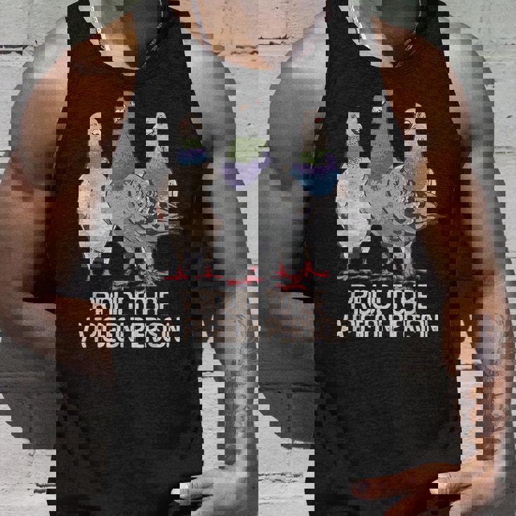 鳩の人であることを誇りに思う鳩好き。 タンクトップ 彼への贈り物