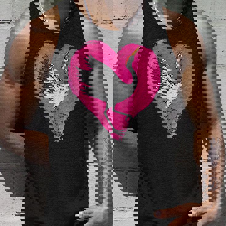 鶴 ハートデザインラブ 鶴 恋人 鶴 タンクトップ 彼への贈り物