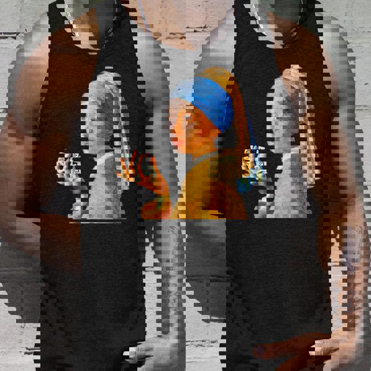 麻雀 牌 おもしろ ネタ フェルメール グッズ 服 面白いtシャツ 面白い メンズ 雀士 プレゼント おしゃれ タンクトップ 彼への贈り物