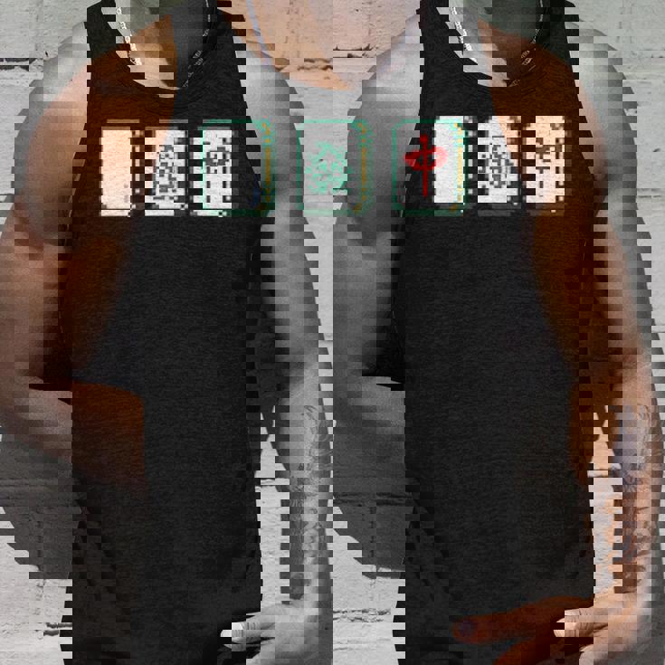 麻雀 白 發 中 Mahjong 麻雀牌 発 タンクトップ 彼への贈り物