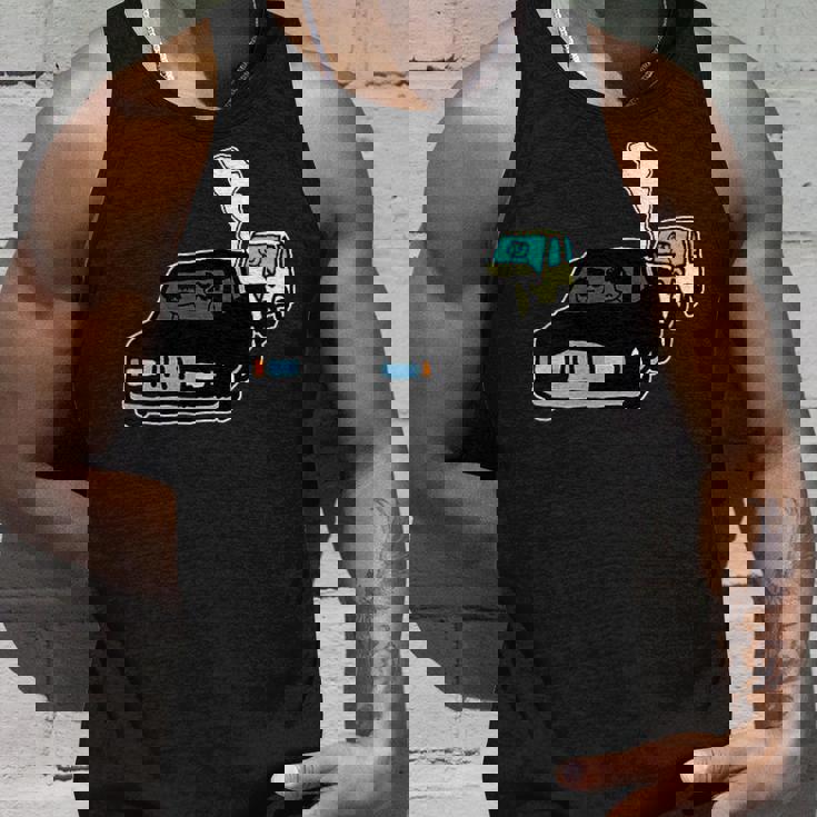 黒塗りの高級車よりも怖い無車検の軽自動車 タンクトップ 彼への贈り物