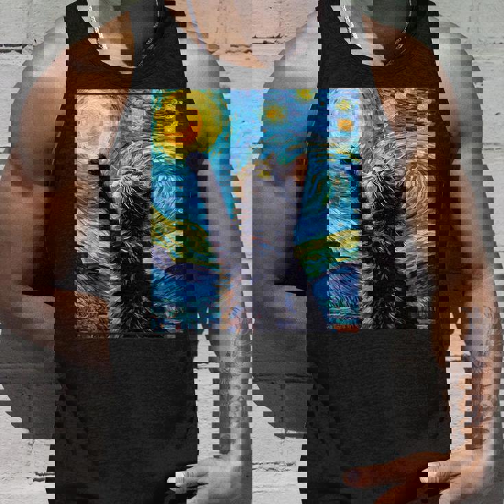 黒猫のヴィンテージアート 猫好き 猫飼い 猫 ネコ ねこくろねこ好き 面白い サプライズ ギフト にゃんこ タンクトップ 彼への贈り物