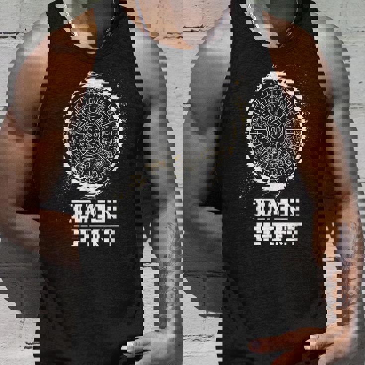 龍体文字 フトマニ図 神代文字 龍神様 縄文 ハニワ かっこいい 開運 言霊 お守り タンクトップ 彼への贈り物