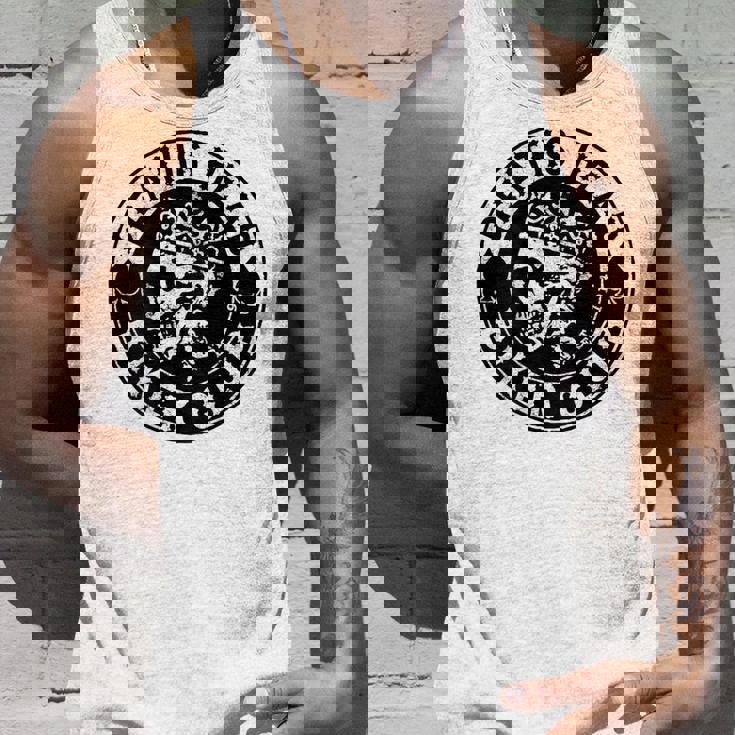 バックプリント クールで面白いオートバイ、バイク、バイカー タンクトップ 彼への贈り物