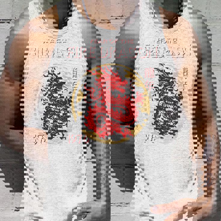 1976年 龍の年 誕生日 1976年 チャイニーズファイアードラゴン 長袖tシャツ タンクトップ 彼への贈り物