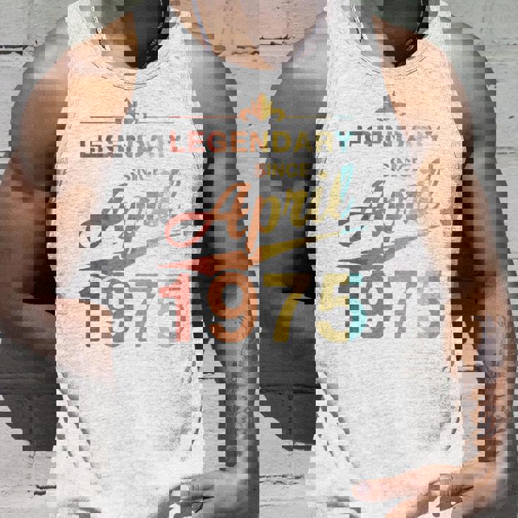 50Th Birthday 1975年4月生まれ 50歳 ヴィンテージ 長袖tシャツ タンクトップ 彼への贈り物