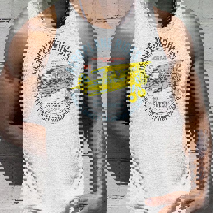 Aeroplane Rides カスタム フライングサーカス 複葉機 タンクトップ 彼への贈り物