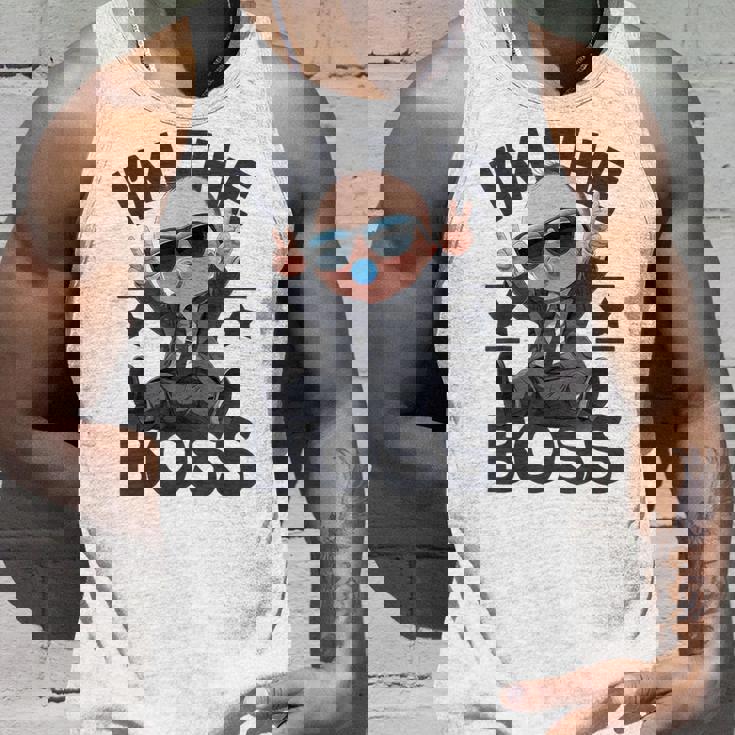 Baby Boss I'm The Boss レトロ Like A Boss キッズ タンクトップ 彼への贈り物