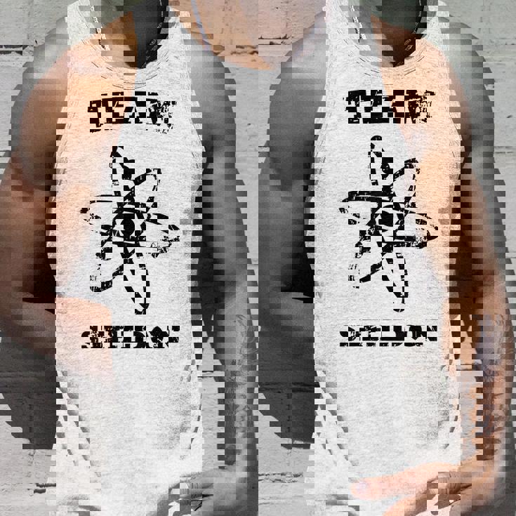 Big Bang Theory ロゴ チーム シェルドン アトム ライト タンクトップ 彼への贈り物