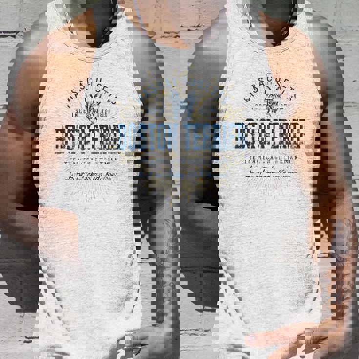 Boston Terrierギフトヴィンテージボストン・テリア タンクトップ 彼への贈り物