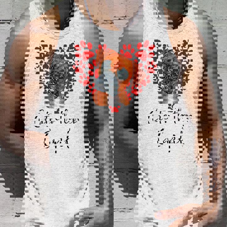 Boxer Dog Cuter Than Cupidalentines Day ボクサー犬 タンクトップ 彼への贈り物