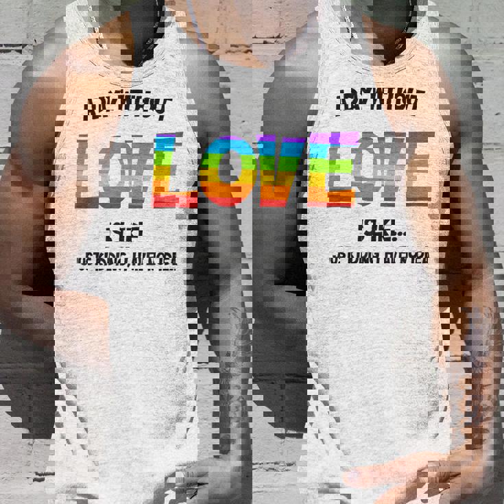 Celebrating Love Lgbtq ゲイプライドグッズ レズビアンレインボー タンクトップ 彼への贈り物