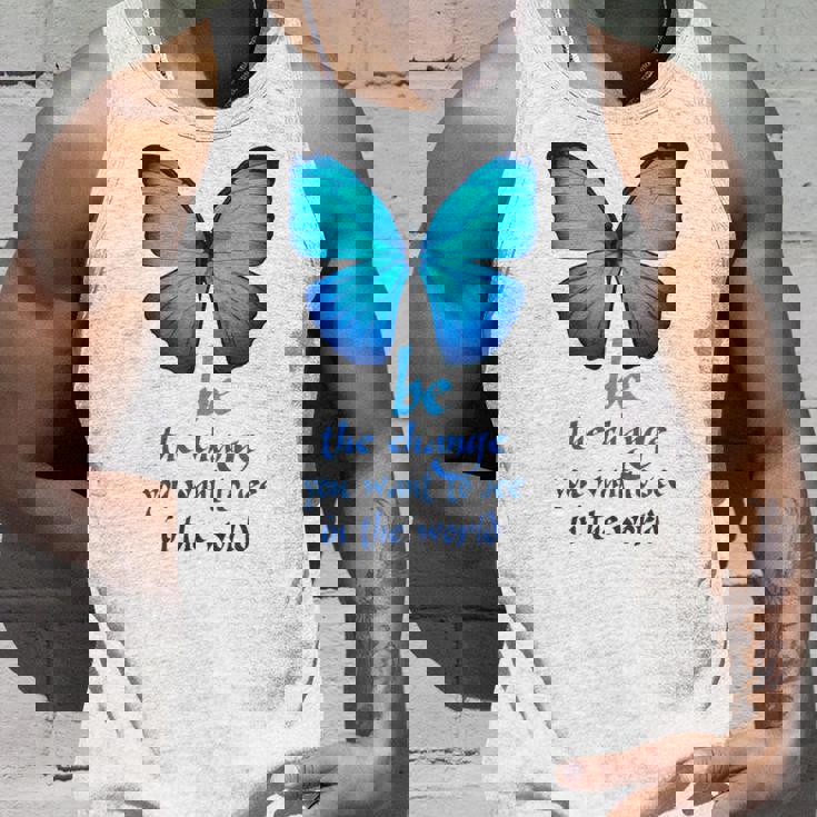 Be The Change 蝶 タンクトップ 彼への贈り物