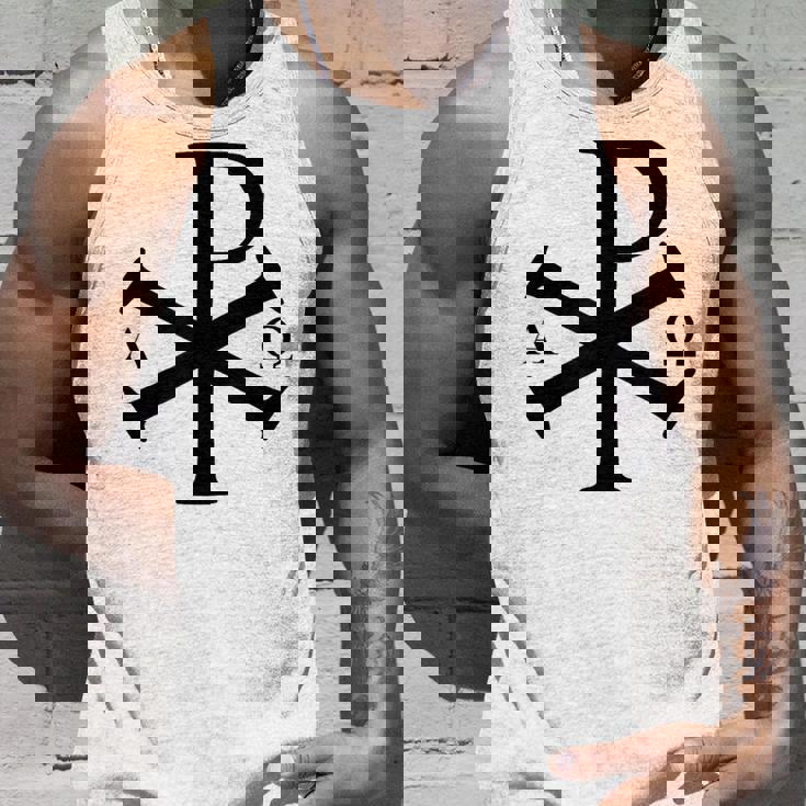 Chi Rho クリスチャン ゴッド アルファ オメガ イエスキリスト キリスト教 タンクトップ 彼への贈り物