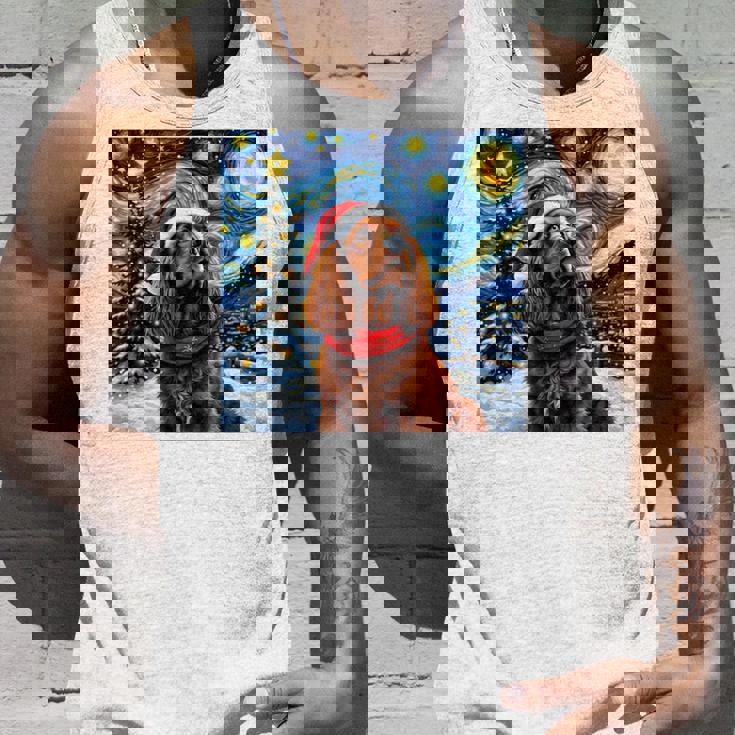 Cockerpanieltarry Night Christmasan Gogh Doganta Hat 長袖tシャツ タンクトップ 彼への贈り物